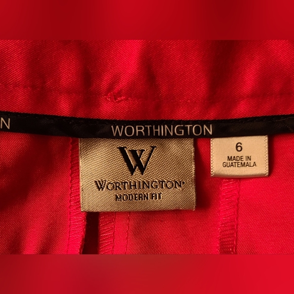 NWT Worthington size 6 lively pink pants - Picture 7 of 8